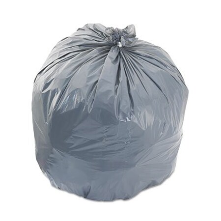 Heritage Low-Density Can Liners, 33 Gal, 1.1 Mil, 33 X 39, Gray, 250PK H6639SG